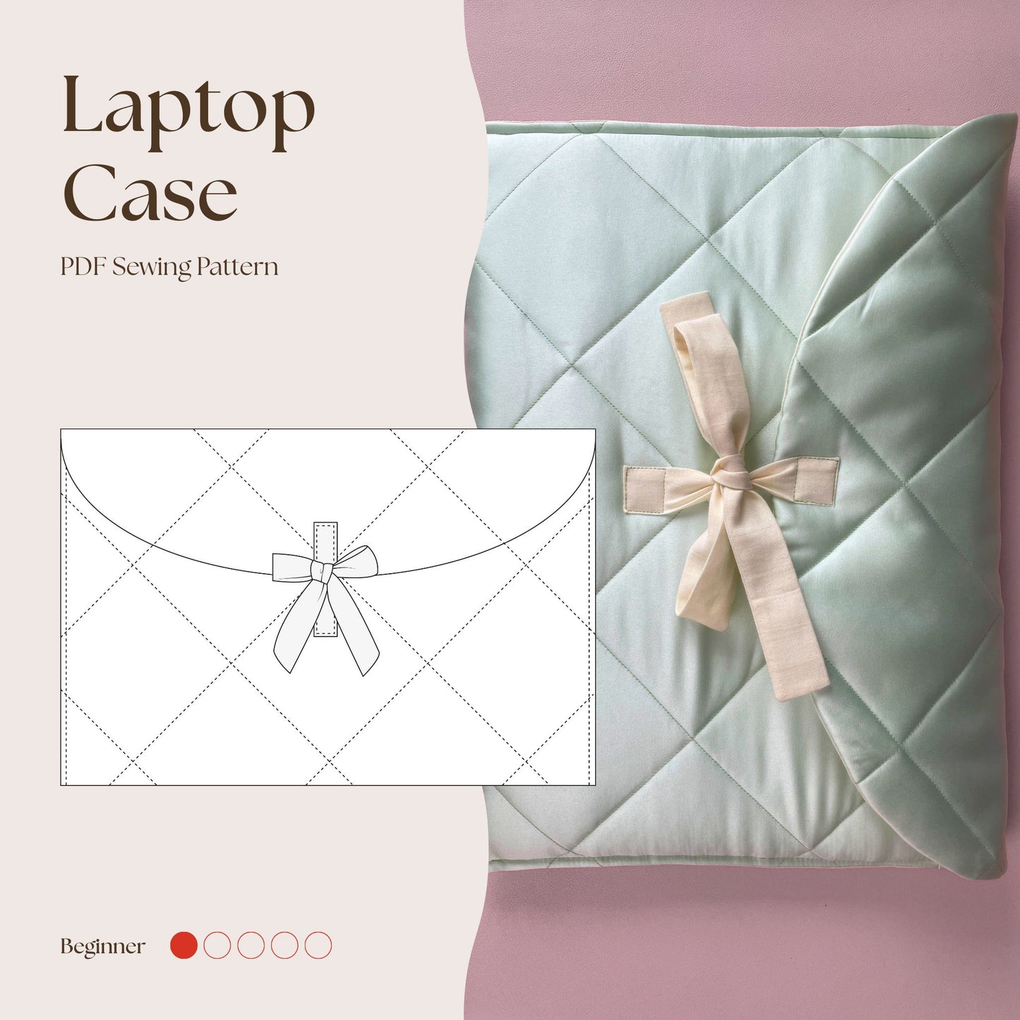 Laptop Case PDF Sewing Pattern