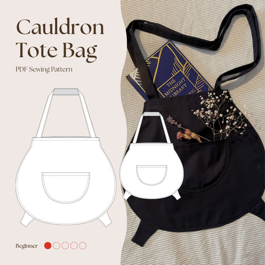 Cauldron Tote Bag PDF Sewing Pattern