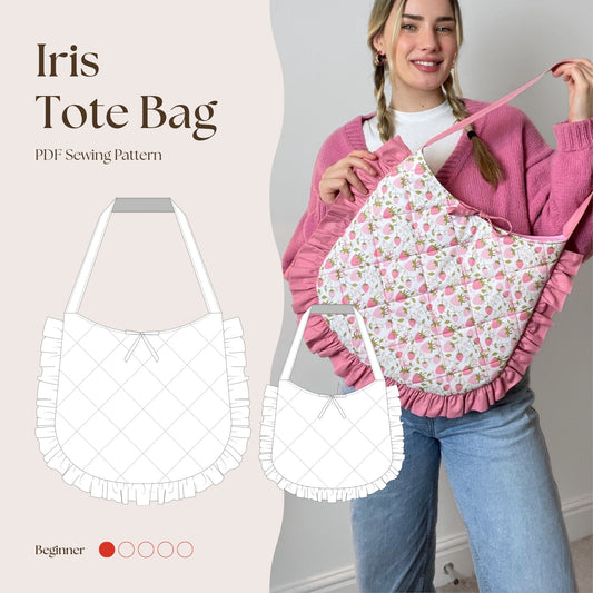 Iris Tote Bag PDF Sewing Pattern