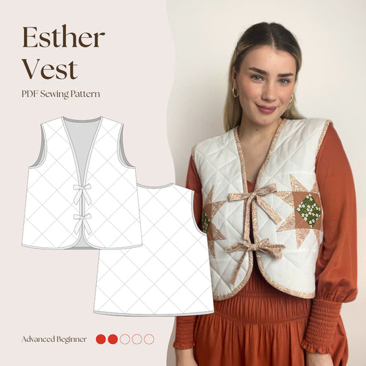 Esther Vest PDF Sewing Pattern