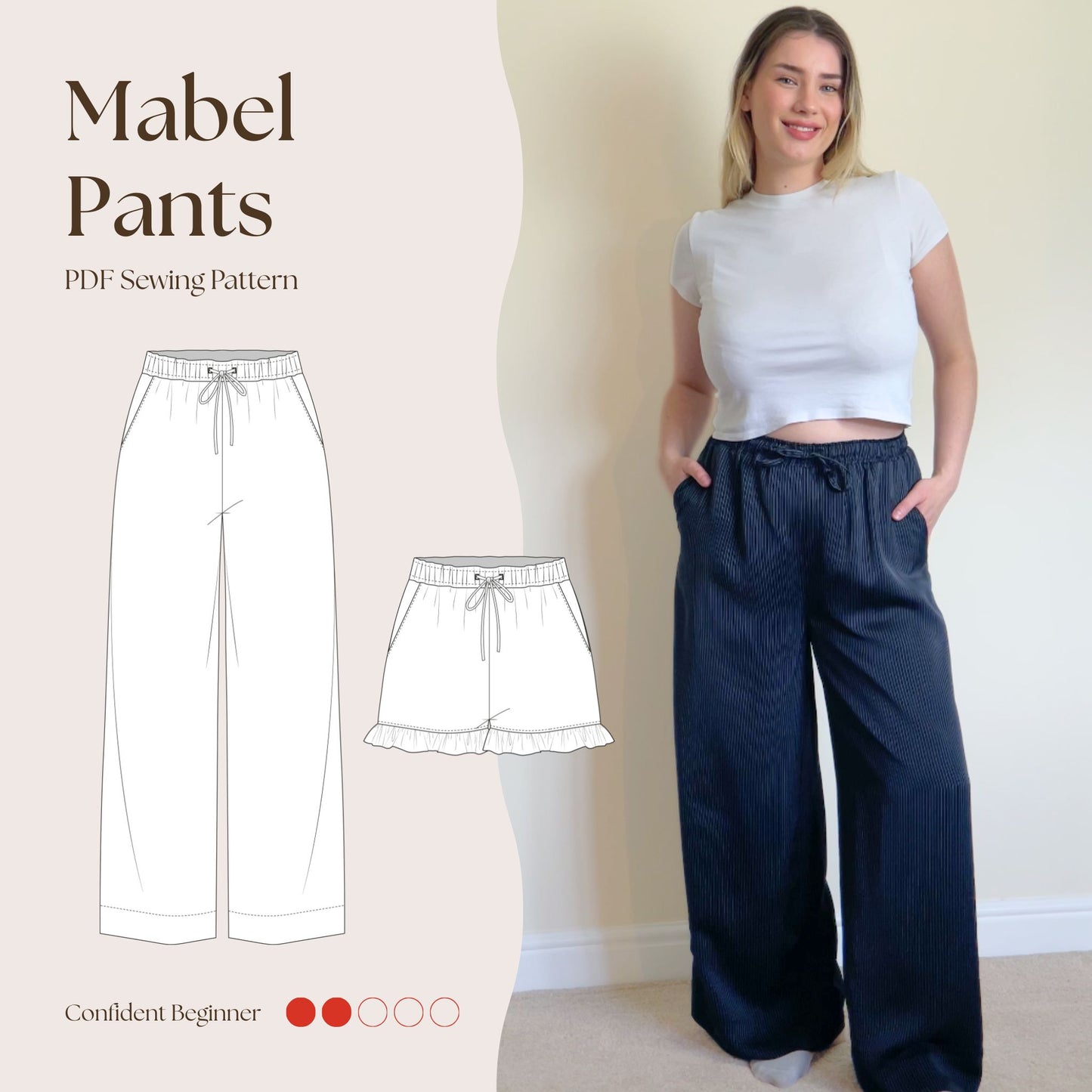Mabel Pants PDF Sewing Pattern