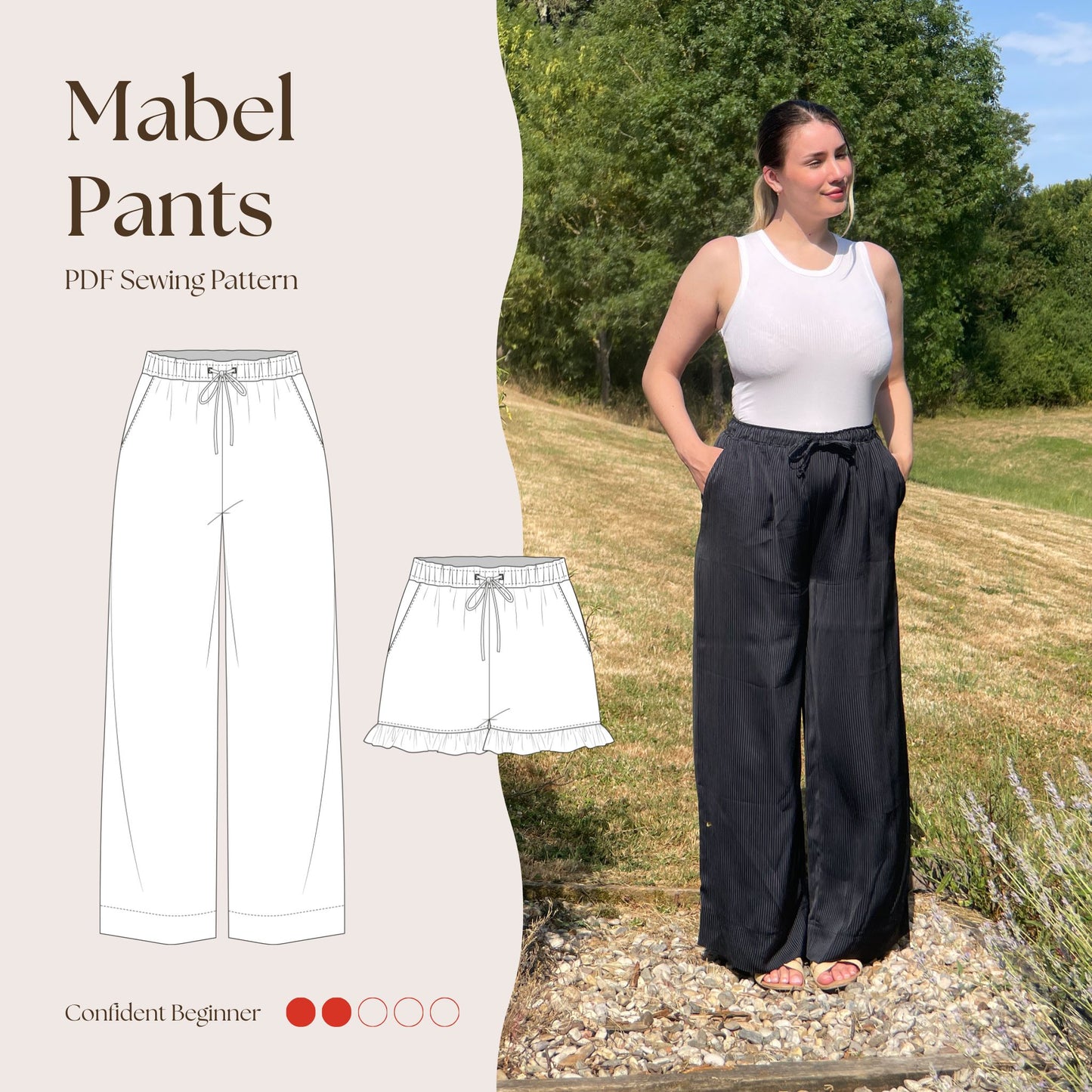 Mabel Pants PDF Sewing Pattern